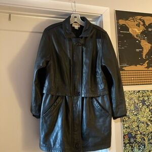 Nordstrom Black Leather Jacket